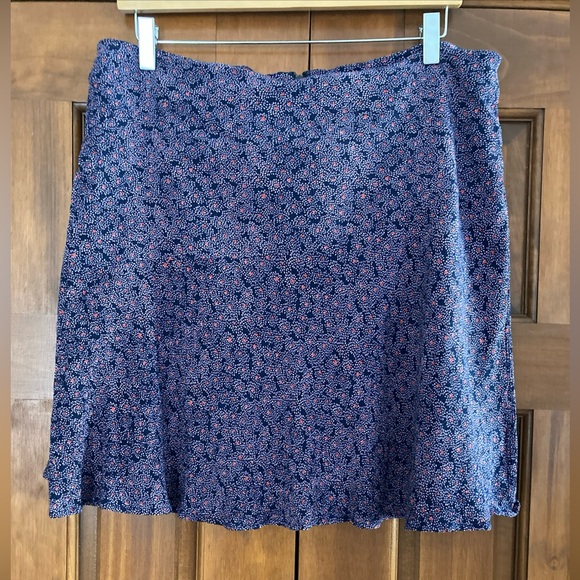 Boden Dresses & Skirts - Boden Blue A-Line Mini Skirt ditsy floral navy women’s size 12